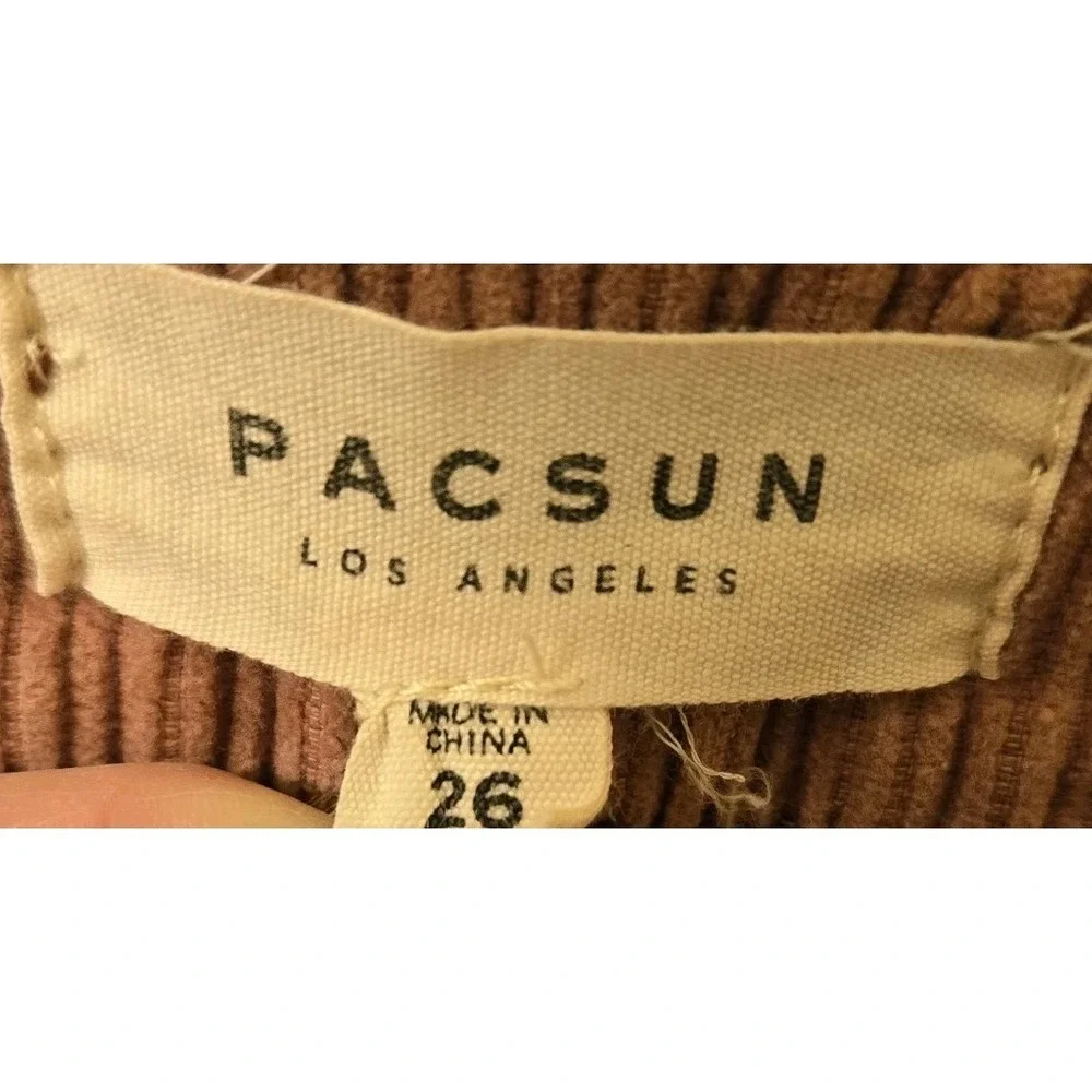 Pacsun‎ Mini Skirt Women Size 26 Chunky Pink Cordouroy Short (15